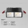 Встраиваемый светильник Maytoni DL043-02-10W3K-SQ-B-1  - 9