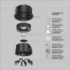Встраиваемый светильник Maytoni DL057-10W3K-B DL057-10W3K-B - 7