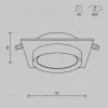 Встраиваемый светильник Maytoni DL086-GX53-SQ-WB DL086-GX53-SQ-WB - 5