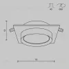 Встраиваемый светильник Maytoni DL086-GX53-SQ-B DL086-GX53-SQ-B - 2