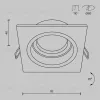 Встраиваемый светильник Maytoni DL026-2-01W DL026-2-01W - 2