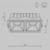 Встраиваемый светильник Maytoni DL043-02-15W3K-D-SQ-WB DL043-02-15W3K-D-SQ-WB - 2