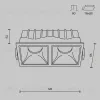 Встраиваемый светильник Maytoni DL043-02-10W4K-D-SQ-WB DL043-02-10W4K-D-SQ-WB - 2