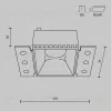 Встраиваемый светильник Maytoni DL051-01-GU10-SQ-WB DL051-01-GU10-SQ-WB - 2