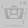 Встраиваемый светильник Maytoni DL042-01-SQ-B DL042-01-SQ-B - 2