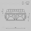 Встраиваемый светильник Maytoni DL043-02-10W3K-D-SQ-W DL043-02-10W3K-D-SQ-W - 2