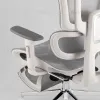 Кресло офисное TopChairs Nimbus белая сетка белый пластик УТ000043095 - 7