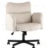 Кресло офисное TopChairs 6187 с откидными подлокотниками кремовый УТ000043098 - 1