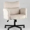 Кресло офисное TopChairs 6187 с откидными подлокотниками кремовый УТ000043098 - 2