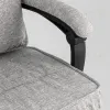 Кресло офисное TopChairs 6078A светло-серый УТ000043097 - 9