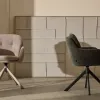 Поворотное кресло Lexa из бежевой синели с бежевыми ножками 229369 - 2