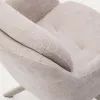 Поворотное кресло Lexa из бежевой синели с бежевыми ножками 229369 - 10