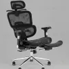 Кресло офисное TopChairs Stich с оттоманкой, черный УТ000042404 - 4