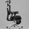 Кресло офисное TopChairs Stich с оттоманкой, черный УТ000042404 - 6