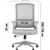 Кресло офисное TopChairs Argo черный УТ000043074 - 10