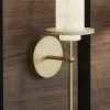 Настенный светильник 26533W Brass / White Alabaster / Travertine 26533W - 4