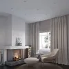 Встраиваемый потолочный гипсовый светильник STELLANOVA IZAR 80 FLAT SN 006 - 5