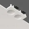 Встраиваемый потолочный гипсовый светильник STELLANOVA IZAR 80 DUO FLAT SN 023 - 2