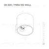 Настенный гипсовый светильник STELLANOVA MIRA 160 WALL SN 500 - 8