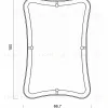 Настенное зеркало Набу DWM163221PND - 5