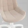 Кресло офисное Флекс велюр бежевый, пластик белый УТ000043341 - 8