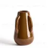 Ваза Odra из коричневой керамики с глянцевой отделкой, 25,5 см 482431 - 1