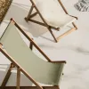 Adredna Детское складное кресло-шезлонг зеленого цвета из акации 254199 - 4