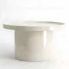 Белый приставной столик Чирелла - Ø 70 FCT090925MOK - 2