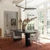 Чёрная современная люстра Рамси LCH360325XNP - 5