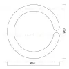 Настенное зеркало Эдна DWM190925PND - 5