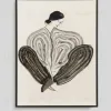 Жикле на холсте Striped lady DZ25072218 - 2