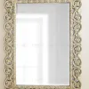 Зеркало настенное в раме Бергамо LH123 Artisian ivory - 1