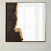 Панно из среза палисандра с зеркалом Fault 21H0347 - 1