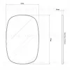 Золотое настенное зеркало Вейл DWM240331PND - 7