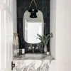 Черное настенное зеркало Вейл DWM240332PND - 1