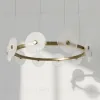 Золотая круглая люстра Милфорд LCH450325XNP - 3