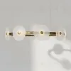 Золотая круглая люстра Милфорд LCH450325XNP - 2