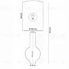 Белая настольная лампа Коэн LTL862913MGI - 4