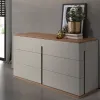 Комод  7168/MC2320DR из серого лака и орехового дерева 194232 - 3