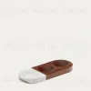 Сервировочный поднос для закусок Tori  из акации и белого мрамор 209261 - 4