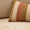 Чехол для подушки Nivran из льна в разноцветную полоску 30 x 50 см 262023 - 4