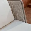 Уличное кресло Sedalis из алюминия и серо-коричневой веревки 251569 - 4
