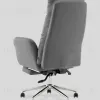 Кресло руководителя TopChairs Solid с оттоманкой серый УТ000040807 - 9