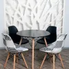Стол круглый EAMES DSW NEW D=80 черный УТ000039067 - 3