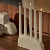 Signe Большой подсвечник из белого мрамора 12 см 212346 - 4