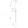 Чёрный подвесной светильник Лингер LHLPN260224XNP - 4