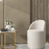 Пуф Loreen вращающийся букле белый УТ000039104 - 3