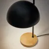 Настольная лампа из дерева и металла из ясеня Catlar, окрашенная в черный цвет. 192909 - 6