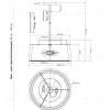 Золотая люстра Флемиш JJ11122-2DA - 4
