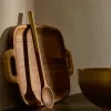 Круглая кухонная лопатка Sataya из 100% древесины акации FSC 192239 - 2